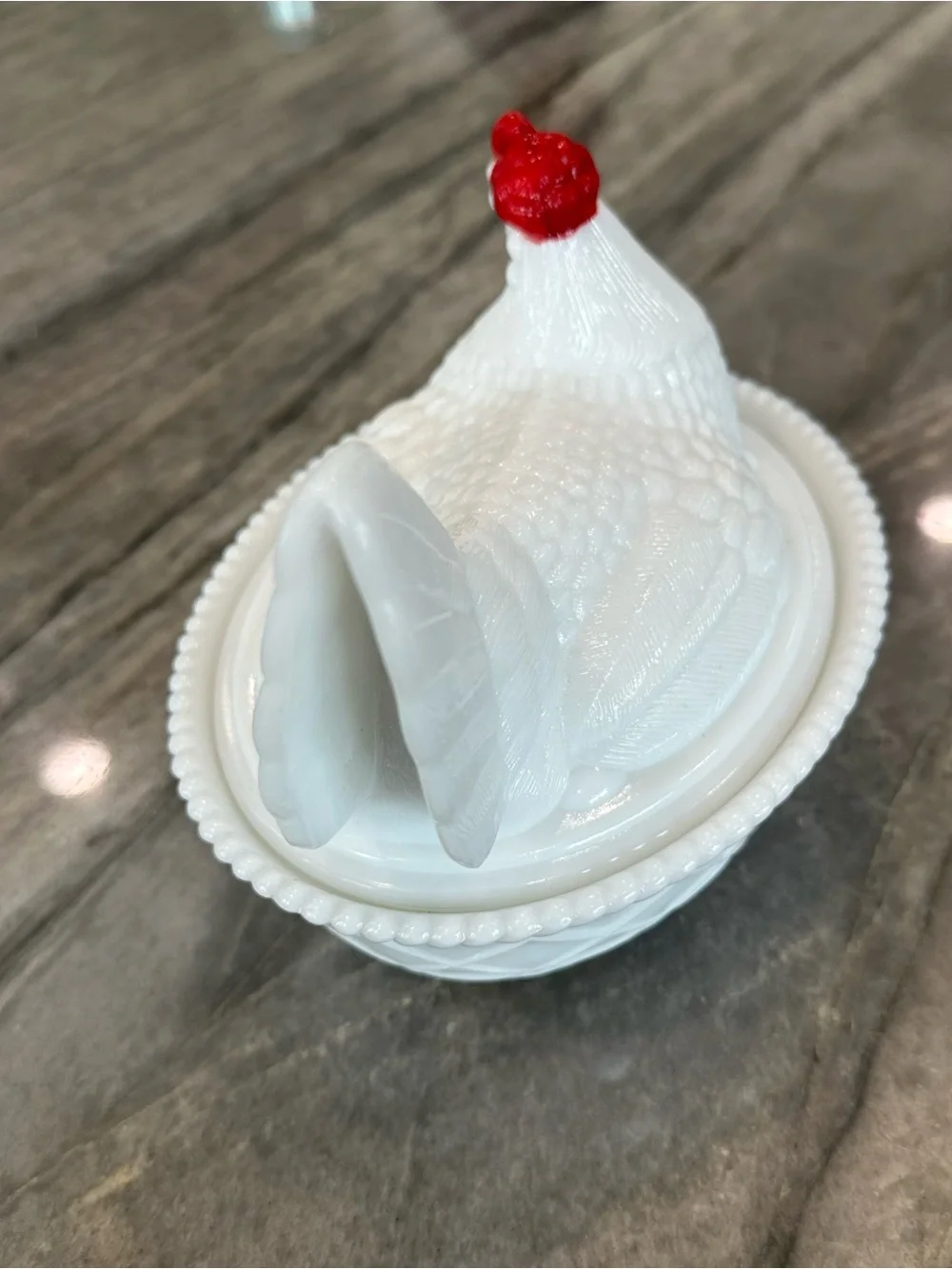 Vintage Westmoreland white milk glass 